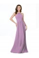 Buy High Halter Chiffon Bridesmaid Dress with Ruffle Details Back UK