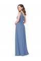 Buy Pleated One Shoulder Chiffon Bridesmaid Dress UK