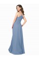 Buy A-Line Ruched V-Neckline Chiffon Bridesmaid Dress UK