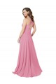 Buy Chiffon Bridesmaid Dress / Prom Dress with Keyhole Front UK
