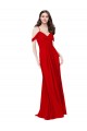 Buy Cold Shoulder Chiffon Bridesmaid Dress UK