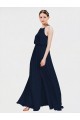 Buy High Halter Chiffon Bridesmaid Dress with Side Slit UK