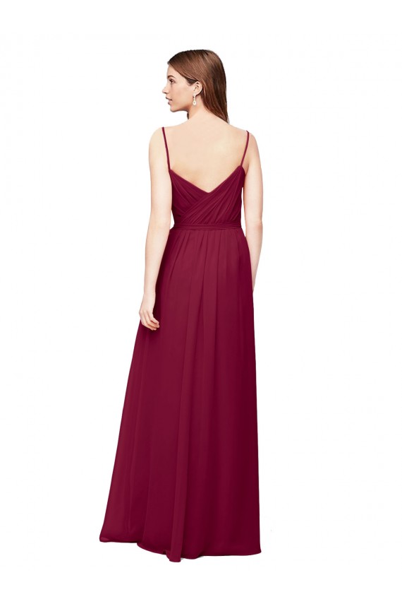 Buy Wrapped Sweetheart Neckline Long Chiffon Bridesmaid Dress  UK