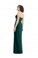 Buy Twist Front Draped Chiffon Bridesmaid Dress with Slit UK