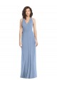 Buy V-Neck Halter Back Straps Chiffon Formal Bridesmaid Dress UK