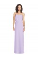 Buy Full Length Lux Chiffon Blouson Bodice Bridesmaid Dress UK