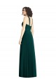 Buy Draped Halter Neck Long Chiffon Bridesmaid Dress with Low Back UK