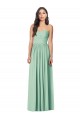 Buy Draped Sweetheart Strapless Long Chiffon Bridesmaid Dress UK