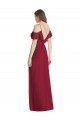 Buy Ruffled Cold-Shoulder Chiffon Maxi Bridesmaid Dress UK