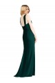 Buy Sleek Full-Length Twist Halter Chiffon Bridesmaid Dress UK