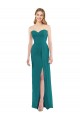Buy Sweetheart Neckline Lux Chiffon Bridesmaid Dress with Side Slit UK
