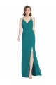 Buy Criss Cross Back Mermaid Wrap Chiffon Bridesmaid Dress UK