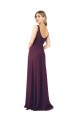 Buy Long Chiffon Bridesmaid Dress with Front Bow UK