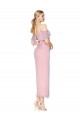Buy Mermaid Cold Shoulder Short Knee Length Chiffon Bridesmaid Dress / Formal Prom Dress UK