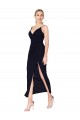 Buy Chiffon High Neck Spaghetti Straps Short Cocktail Bridesmaid Dress / Formal Prom Dress UK