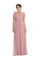 Buy Empire Waist Long Halter Maxi Bridesmaid Dress UK