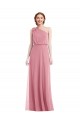 Buy One Shoulder Bow Blouson Bodice Maxi Bridesmaid Dress UK