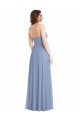 Buy Strapless A-Line Maxi Bridesmaid Dress with Front Slit UK