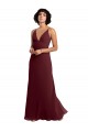 Buy Notched Neckline Empire Waist Chiffon Slip Bridesmaid Dress UK
