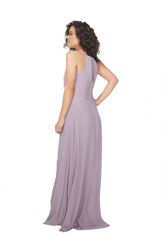 Buy Halter Neck Bridesmaid Dress with Bow UK