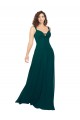 Buy Tied Bodice Sweetheart V-Neck Chiffon Bridesmaid Dress UK