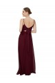 Buy Scoop Neck Tied Keyhole Back Chiffon Bridesmaid Dress UK