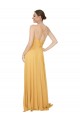 Buy Ruched Chiffon Bridesmaid Dress with Tie Back Detail UK