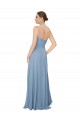 Buy Draped Sweetheart Chiffon Bridesmaid Dress with Front Slit UK