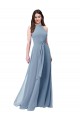 Buy Halter High Neck Chiffon Dress with Sash UK
