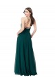Buy Chiffon Bridesmaid Dress with Draped Surplice Bodice UK
