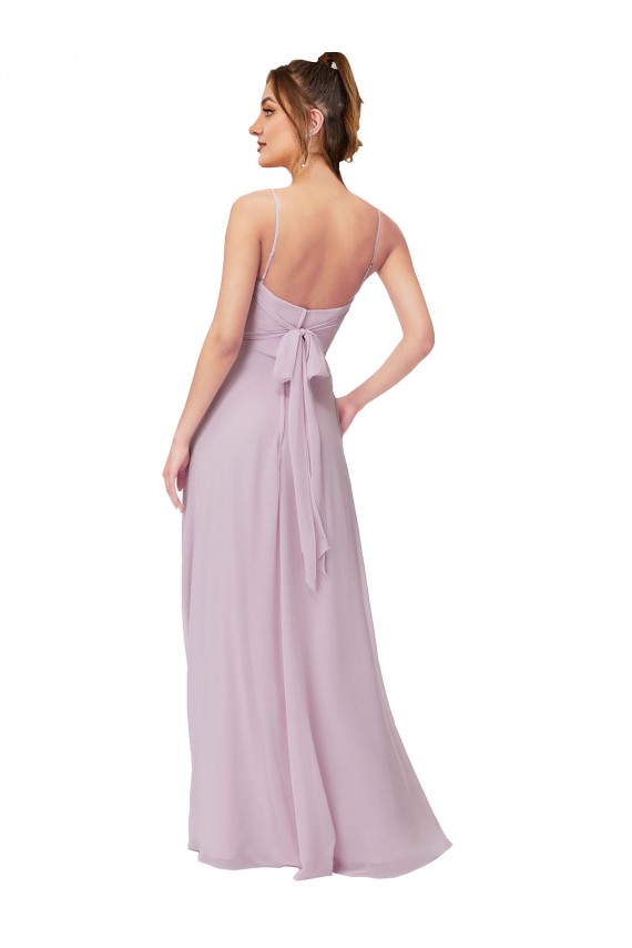 Buy Sweetheart Tie-Back Chiffon Bridesmaid Dress UK