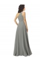 Buy Embroidered One Shoulder Chiffon Bridesmaid Dress UK
