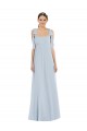 Buy Tie Shoulder Empire Waist Maxi Bridesmaid Dress UK