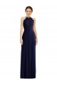 Buy Tie Neck Lace Halter Pleated Skirt Maxi Bridesmaid Dress UK