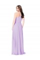 Buy Chiffon A-Line Bridesmaid Dress with Halter Back UK