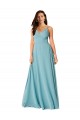Buy Draped Empire V-Neck Chiffon Bridesmaid Dress UK