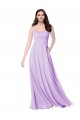 Buy Chiffon A-Line Chiffon Bridesmaids Dress with Ruched Bodice UK