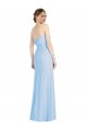 Buy Strapless Trumpet Chiffon Formal Bridesmaid Dress with Thigh high Slit UK