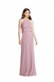 Buy Bias Ruffle Empire Waist Halter Maxi Bridesmaid Dress UK