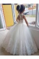 Buy Ivory Ball Gown Floor Length Flower Girl Dress UK