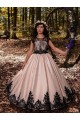 Buy Ivory Ball Gown Sweetheart Neck Sleeveless Flower Girl Dress UK