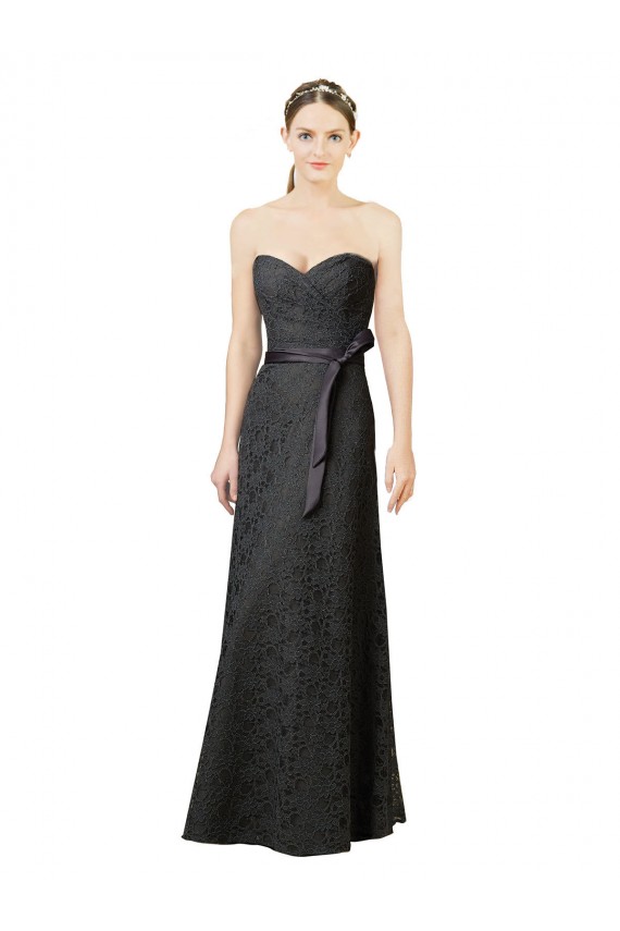 Buy Strapless Lace Bridesmaid Dress with Sweetheart Neckline UK