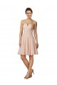 Buy Lace and Chiffon Bridesmaid Dress / Cocktail Dress with Unique Neckline UK