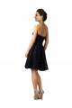 Buy Classic Knee Length Lace Bridesmaid Dress / Cocktail Dress with Notched Neckline UK