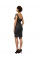 Buy Knee Length Lace Bridesmaid Dress / Cocktail Dress with Matching Chiffon Tie Sash UK