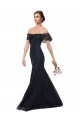 Buy Off the Shoulder Long Lace Bridesmaid Dress / Prom Dress with Flutter Sleeves UK