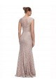 Buy Sweetheart Neckline Cap Sleeves Lace Bridesmaid Dress / Prom Dress with Twist UK