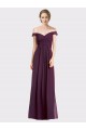 Buy Sweetheart Long Bridesmaid Dress with Off the Shoulder Cap Sleeve Lace Bodice UK