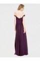 Buy Sweetheart Long Bridesmaid Dress with Off the Shoulder Cap Sleeve Lace Bodice UK