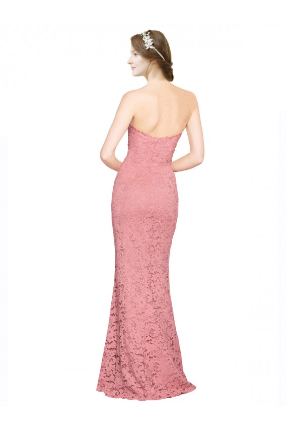 Buy Fitted Sweetheart Mermaid Lace Bridesmaid Dress / Prom Dress UK